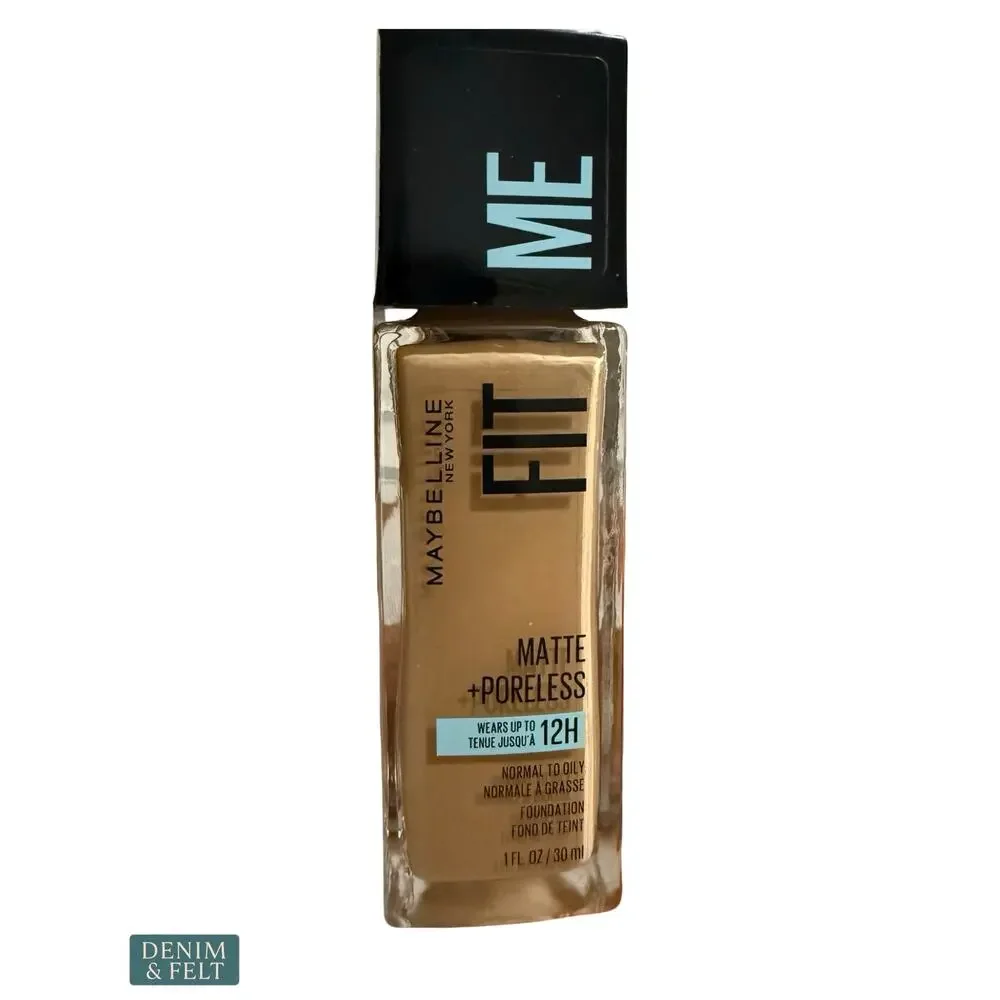 NEW Maybelline‎ Fit Me Matte Poreless Foundation Sun Beige Medium Natural Matte